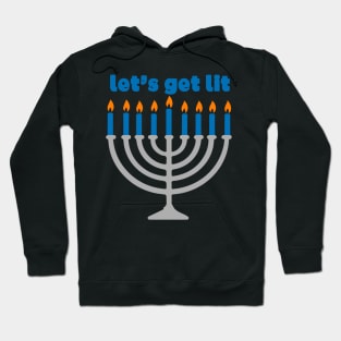 Let's Get Lit Menorah Hoodie